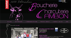 Desktop Screenshot of cambon.fr